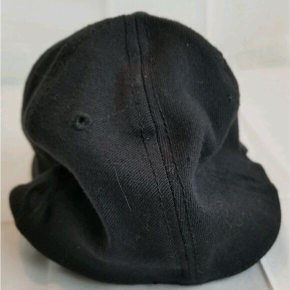 Vestal Fitted Cap Embroidered Black Logo One Size Fit Most Baseball Hat - Picture 2 of 6
